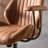 Rayniya Ergonomic Suede Executive Task Chair with Padded Arms, Swivel & Tilt, for Home Office-154675362