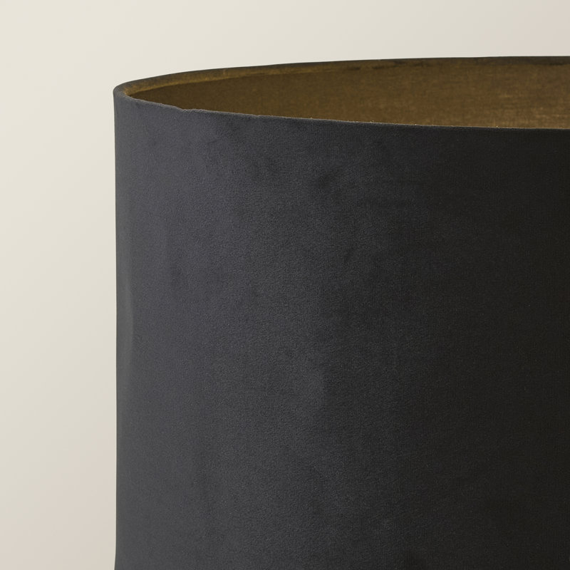 Randalia 145cm Traditional Floor Lamp, Black , Black