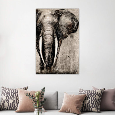 " Elephant On Newspaper " by Patricia Pinto