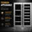 Transcend 24 in. 64 Can and 20 Bottle French Door Seamless Stainless Steel Dual Zone Built-In Beverage and Wine Cooler