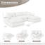 Canapé modulaire 5 pièces Cloud avec repose-pieds Cloud-1634841743-1634841728
