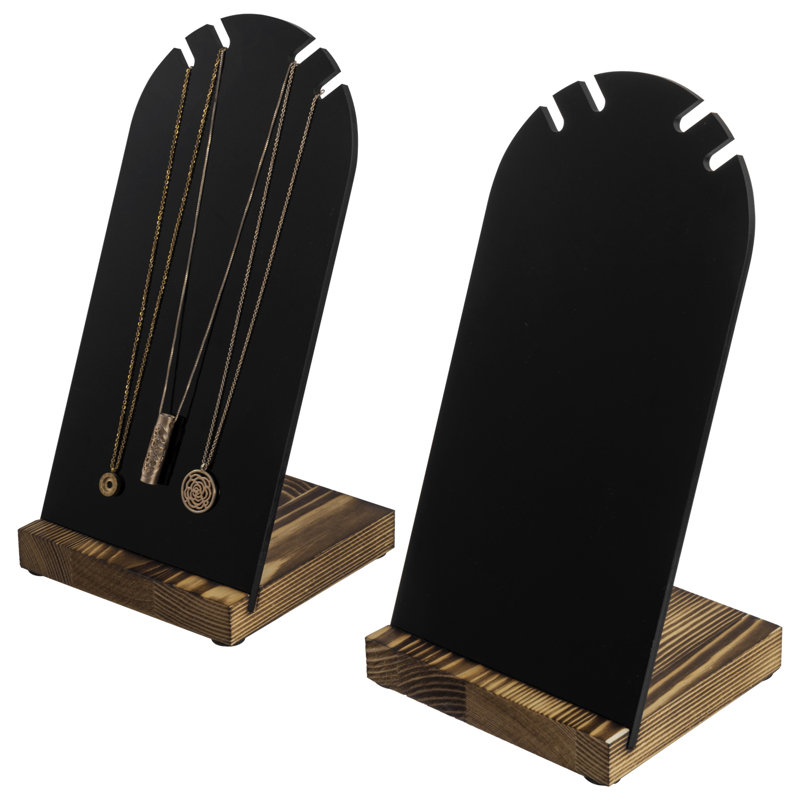 Wood Base Necklace Jewellery Stand