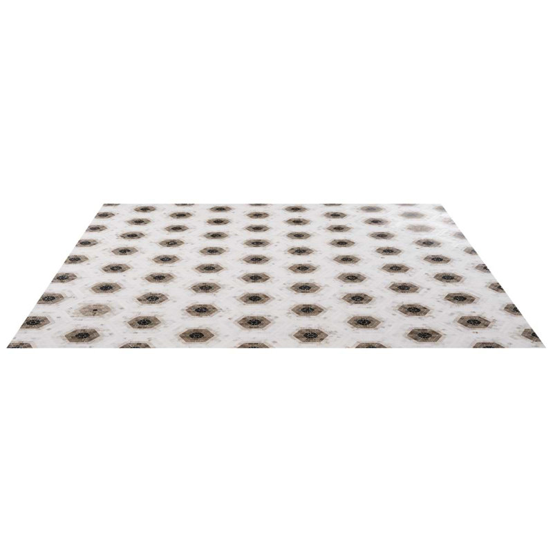 Ako 6" Hexagon Marble Micro Mosaic Tile, Saint Laurent Brown