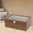 Dianera 34 Slots Large Wooden Pen Display Box with Clear Window