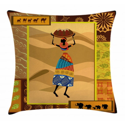 Indoor / Outdoor 36" Throw Pillow Cover