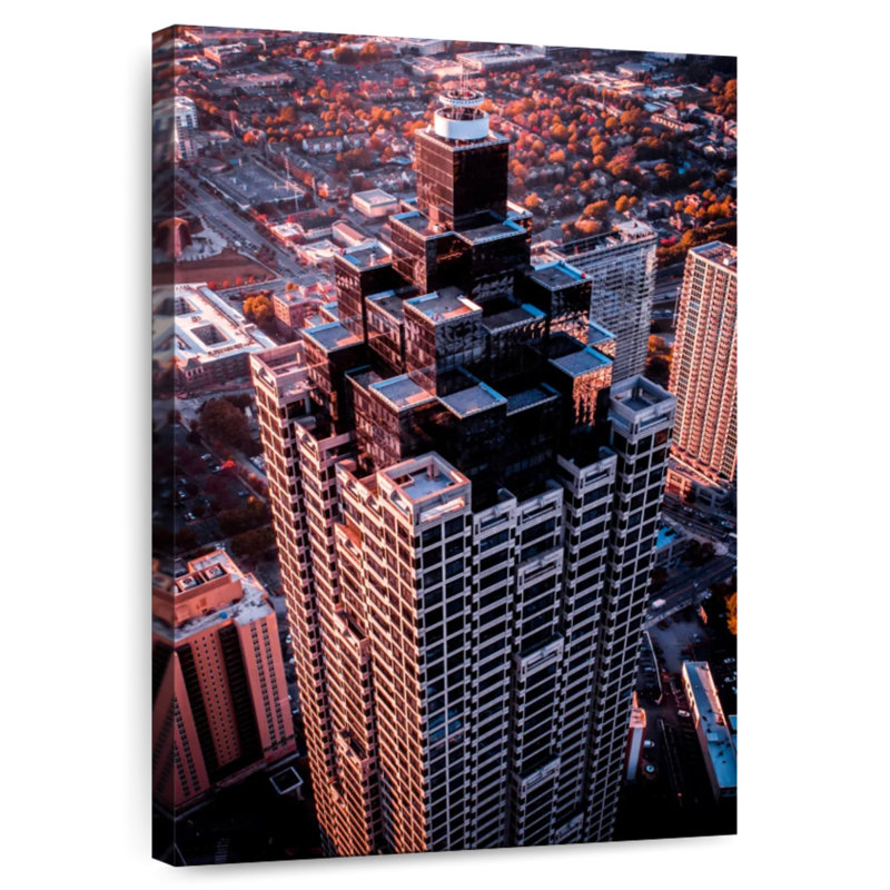 Lilie Atlanta Skyscraper, 48" H x 32" W