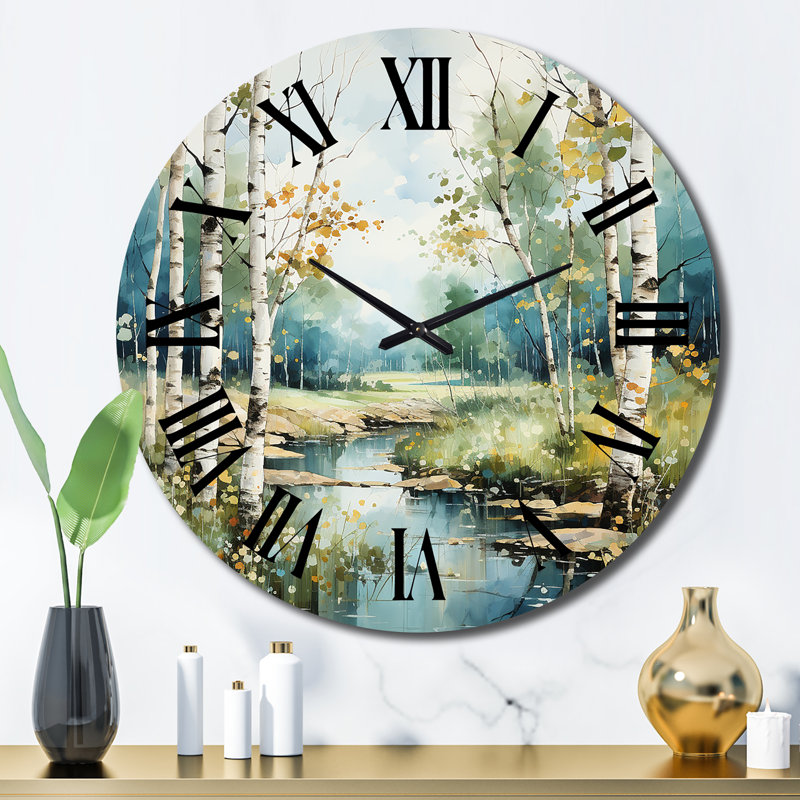 Horloge murale en métal, Grand