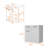 Loonam 2-Door 1-Drawer Dresser White