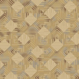 Antonina Vella Mixed Metals Geometric Wallpaper Double Roll