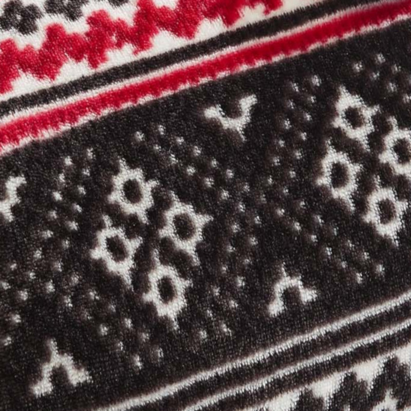 Jeté polaire / sherpa Eddie Bauer, Classic Fair Isle - noir