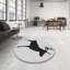 Tapis gris/zone noire à motifs-1576873888