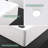 SOUEEUM 15'' White Ceramic Square Bathroom Sink