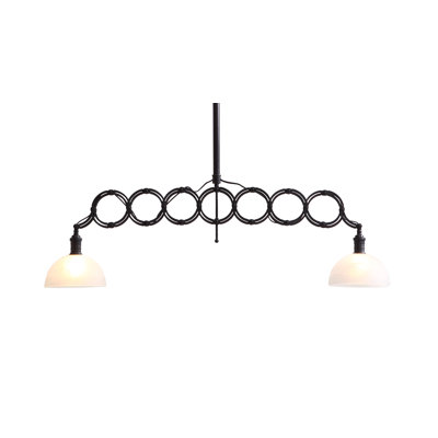 Plafonnier Dijonae noir antique