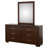 Teree 6-drawer Dresser with Mirror Cappuccino-116447356