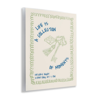 Plaque murale A Collection of Moments, design par The Prints Vibe