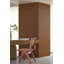 Panneaux muraux à lattes 96 po x 11,25 po avec embout | Traitement mural moderne en bois insonorisant-117597733
