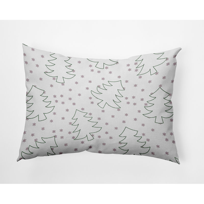 Coussin décoratif intérieur / extérieur en polyester, 14 po x 20 po, Rectangulaire