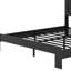 Structure de lit plateforme en bois avec tête de lit à DEL avec rangement et 2 USB, grand rangement sous le lit-1254960660-1254960665