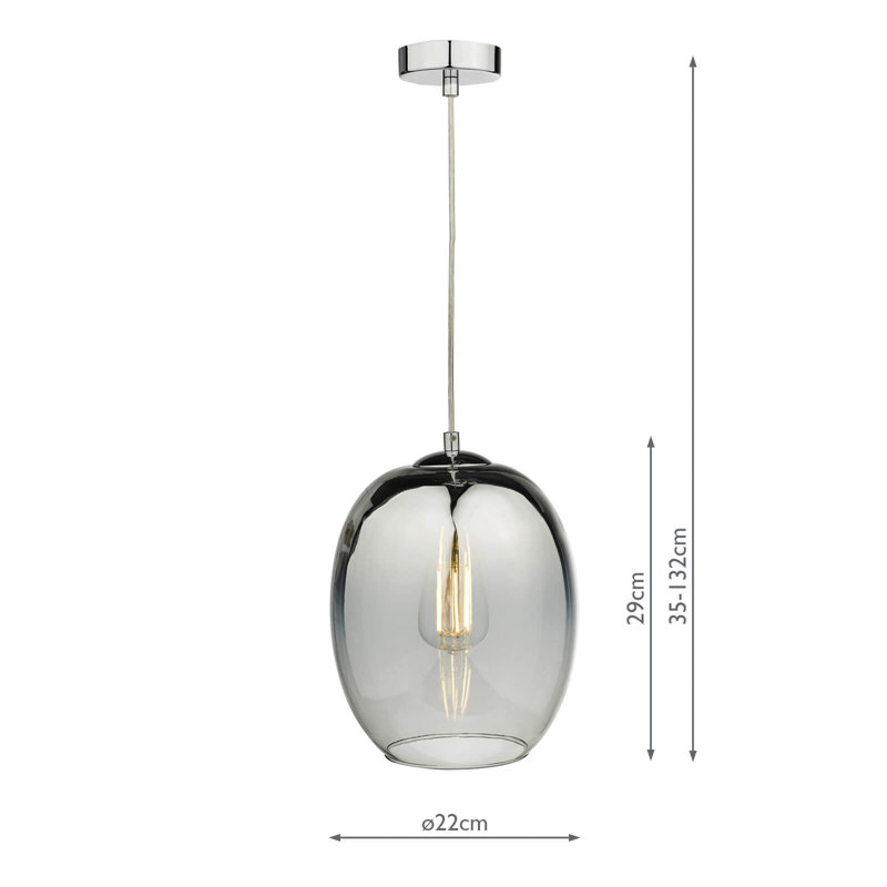 Chinedum 1 - Light Silver Pendant