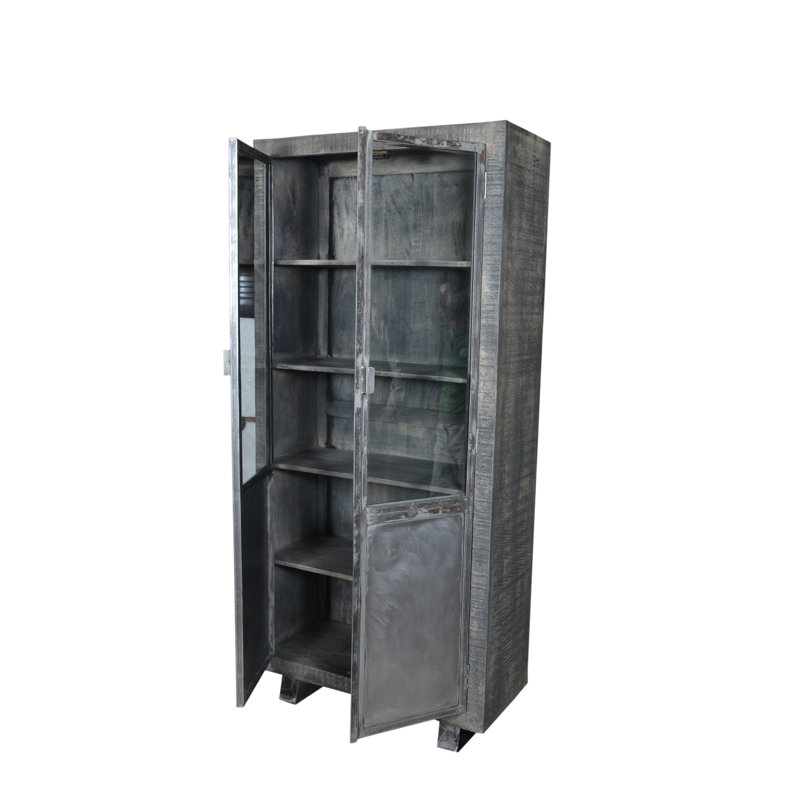 Armoire en bois massif Rickey, 36 x 16 x 77