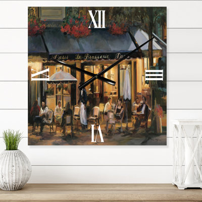 La Brasserie of Champs-Élysées Paris - Traditional Wall Clock