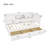 L-Shaped Bed Frame With Drawer And And Bookcase,Corner Bed Wooden Captain Bed With Led Downlight And USB Port-732193115