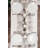 Silver Pine Trees Christmas Table Runner F07M5-9A Silver
