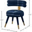Chaise d'appoint rembourrée en velours Reimers-1441763688