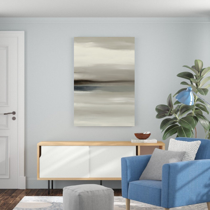 «Vast Horizon I» par Stellar Design Studio - peinture sur toile tendue, H 48 po x l 32 po