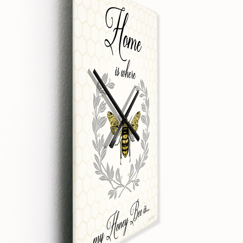 Honey Bee a - Horloge murale surdimensionnée, Grand