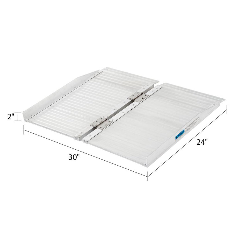 Rampe portative 2 po Silver Spring, H 1,25 po x l 30 po x P 24 po