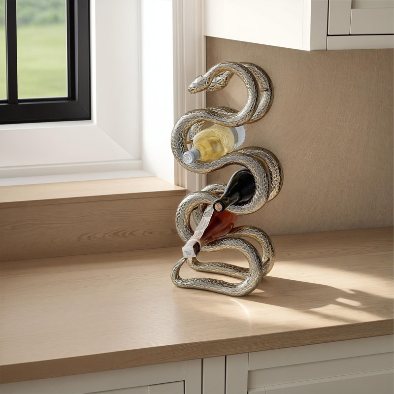 Porte-bouteille en fonte d'aluminium coulé