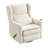 Zeno Manual Recliner With An Adjustable Headrest And Rocking Function，White-1590284666