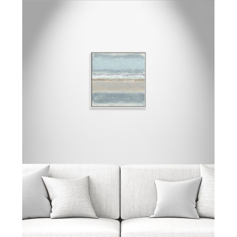 Serenity 2 - Painting Print on Canvas by Filippo Ioco, White, 24" H x 24" W x 2" D