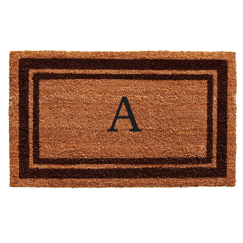 Tapis d'entrée antidérapant Stortz, A, Rectangle 2 pi x 3 pi, Brun foncé / brun