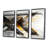 Golden Triangular Chevron - Geometric Wall Art Set-1953019180-1953019179