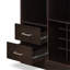 Armoire à vin à finition espresso