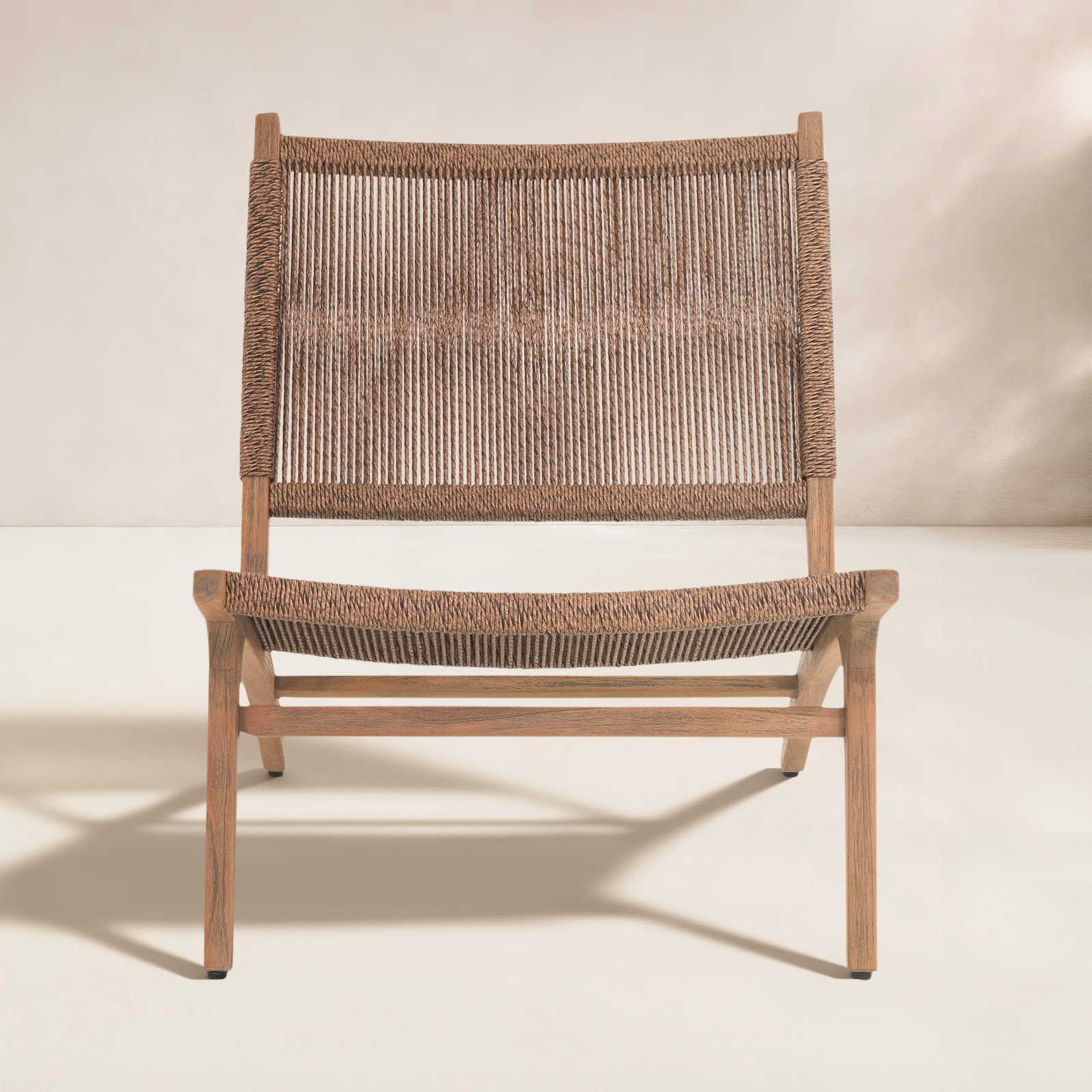 Rockaway Outdoor Lounge Chair, Brown