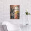 «Pink Midcentury Original Exclusive Geometric Moon And Sun 3» par Momart, art mural en métal-200913550