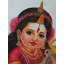 Déesse Durga, peinture au crayon de couleur par Sunil Kumar