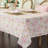 Burcks Rectangle Floral Polyester Tablecloth