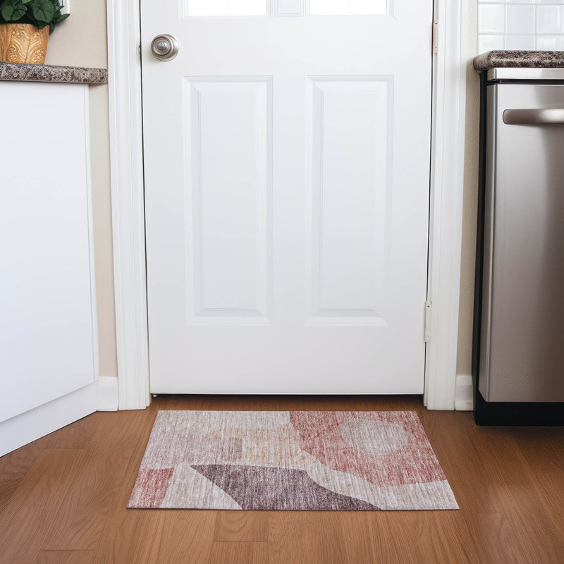 Tapis intérieur / extérieur Chrissean, Rectangle 1 pi 8 po x 2 pi 6 po