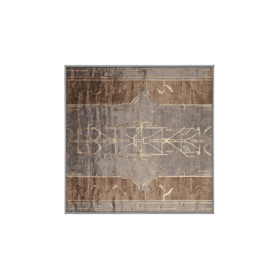Machine Washable Gray Area Rug
