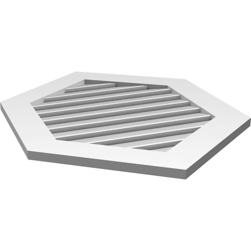 Pente verticale verticale en uréthane 9 pi, H 1 po x l 26 po x L 36 po