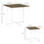 Mercadez 4 - Person Dining Set