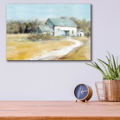 «Summer Barn» par Danhui Nai, art mural en verre acrylique