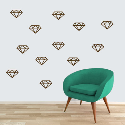 Abstract Non-Wall Damaging Wall Decal