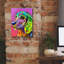 «Puppy Eyes Mauve» par Dean Russo Studios, art mural sur toile-652353093