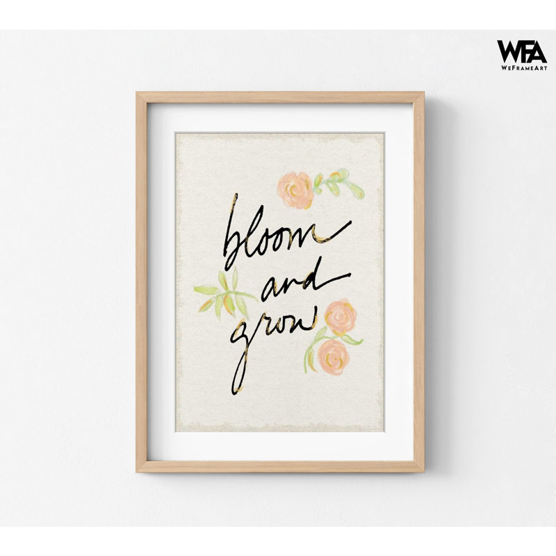 Girly, motif floral, décoration de chambre à coucher, affiche de chambre de bébé nouveau-né, œuvre d'art en classe pour enfants, impression d'affiche fleur