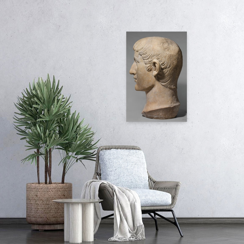 Empereur Constantin 2, art contemporain abstrait, H 24 po x l 16 po
